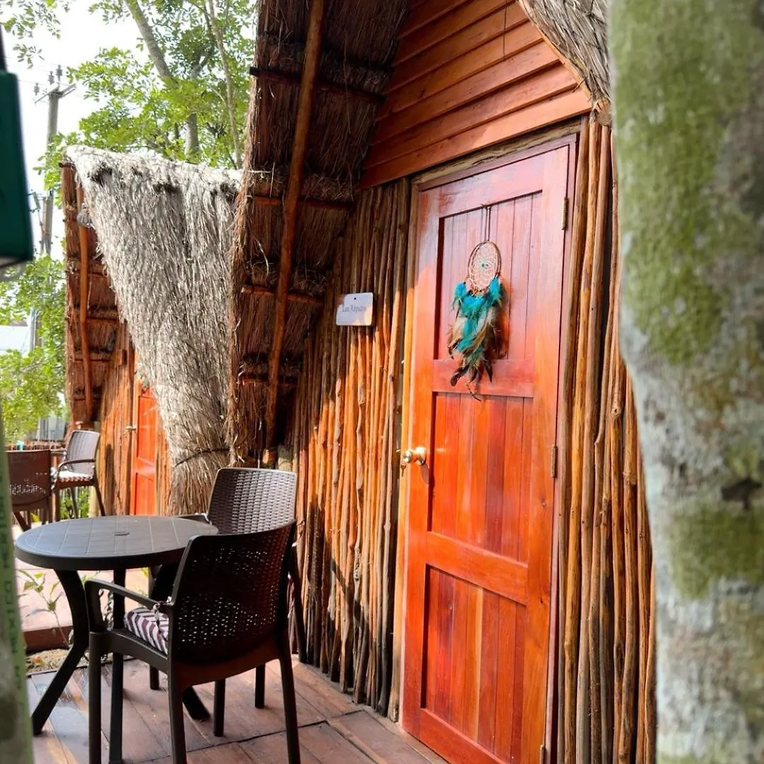 Campsite Eco-Cabanas Azul Maria Bacalar Mexico