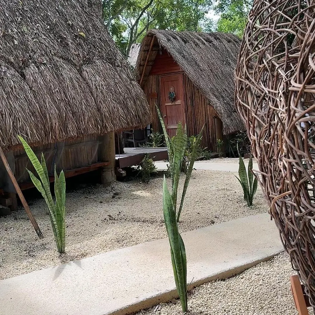 Campsite Eco-Cabanas Azul Maria Bacalar Mexico